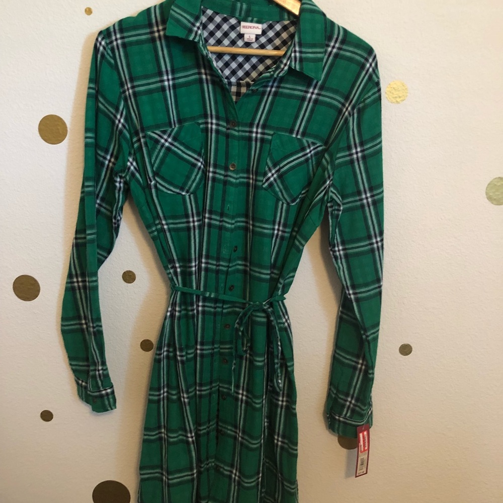 Flannel dress